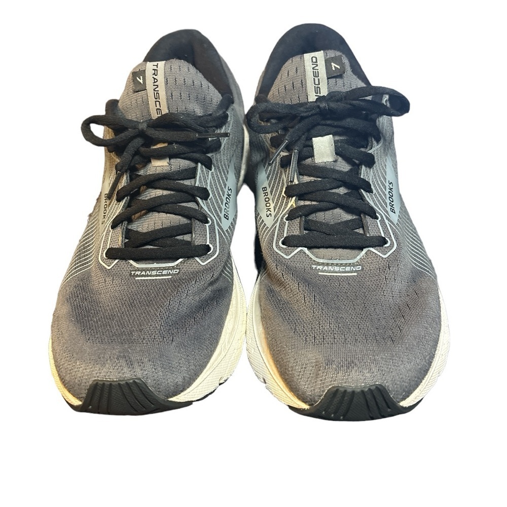 Brooks Transcend‎ 7 Running Shoes Black Grey and White Size 11.5